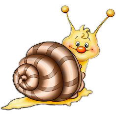 a funny snail
